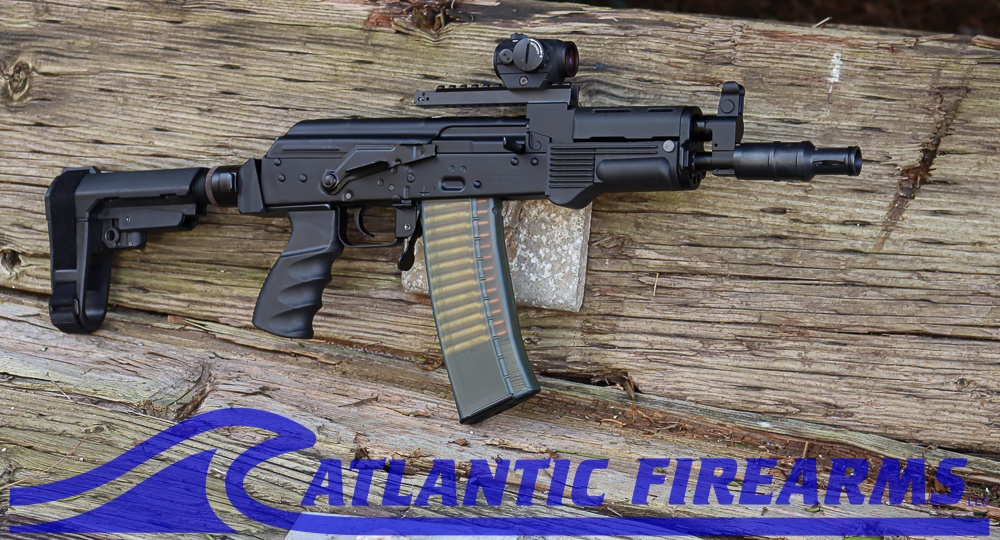 Do dystrybucji na rynku amerykańskim trafiła cywilna odmiana subkarabinka Mini Beryl M1-FB AK Pistol, zasilanego amunicją pośrednią .223 Remington/5,56 mm x 45 NATO / Zdjęcie: Atlantic Firearms
