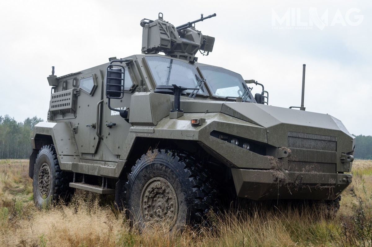 Utilization of the separate chassis produced a high profile vehicle with height of 2.7 meters