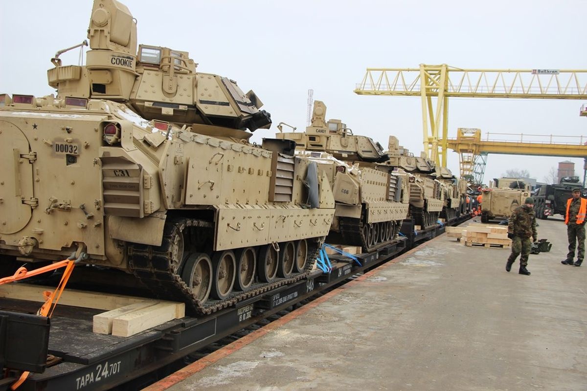 Over a ten rotations of US troops have already been deployed to Lithuania since spring 2014, with the most recent rotation in 2017 / Picture: Lithuania MoD