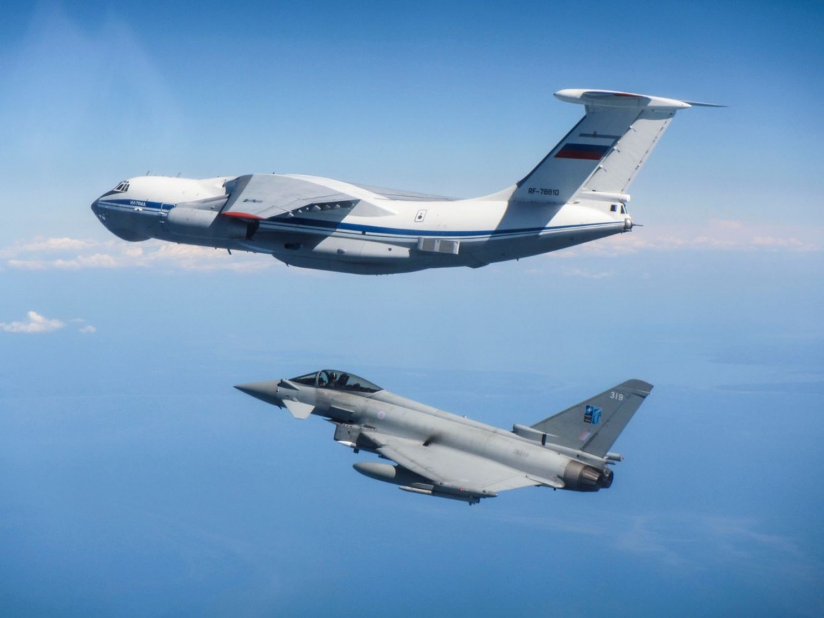 The RAF is deployed on Operation Azotize in Estonia in support of Baltic Air Policing. This is the 14th QRA scramble and intercept since the RAF took over enhanced Air Policing (eAP) from the German Air Force on 3rd May 2019 as part of Baltic Air Policing / Image: RAF
