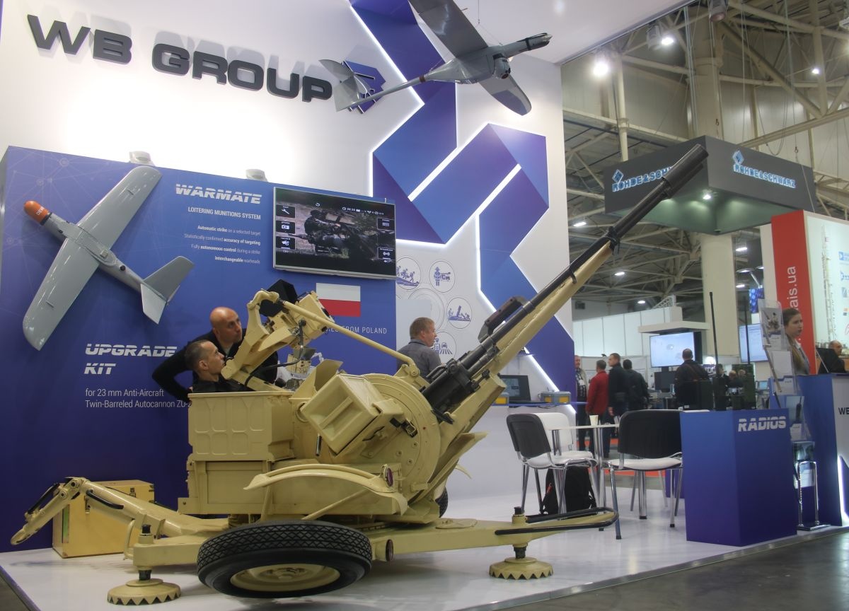 WB Group’s stand during Arms and Security 2019 / Pictures: Michal Jarocki
