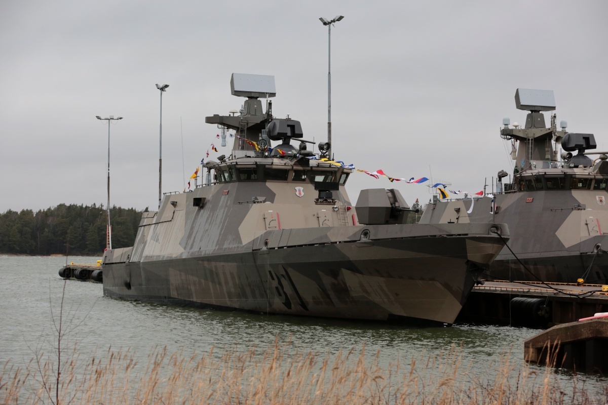 The Finnish Navy conducted a torpedo firing exercise from the first modernized Hamina-class fast attack craft / Photo by; Finnish MoD