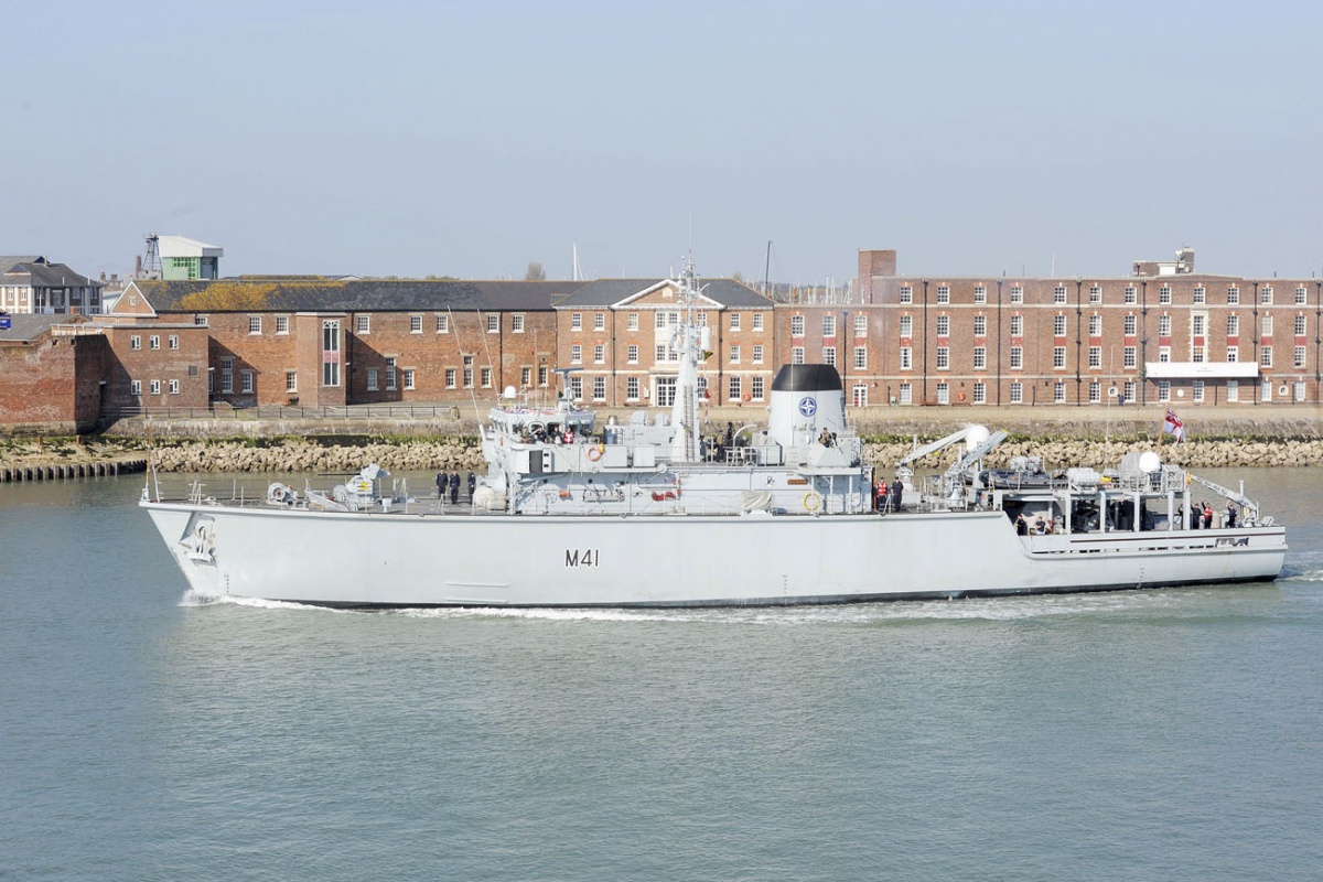 Lithuania acquires ex-HMS Quorn, a former Hunt-class Mine Countermeasures Vessel of the Royal Navy. A decommissioned mine-hunter will have a new lease of life serving the Lithuanian Navy / Picture: Royal Navy