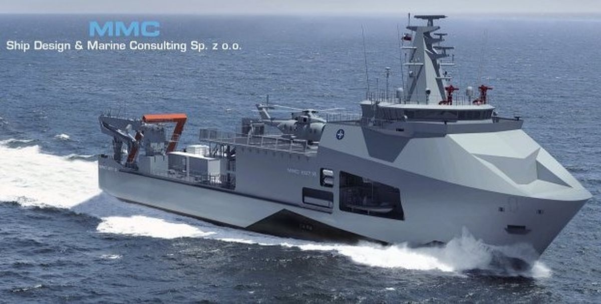 The Armaments Inspectorate, which acts on behalf of the Polish MoD, announced its intention to cancel the ongoing programme for procurement of at least one Ratownik-class submarine rescue and salvage vessel / Image: Stocznia Remontowa NAUTA