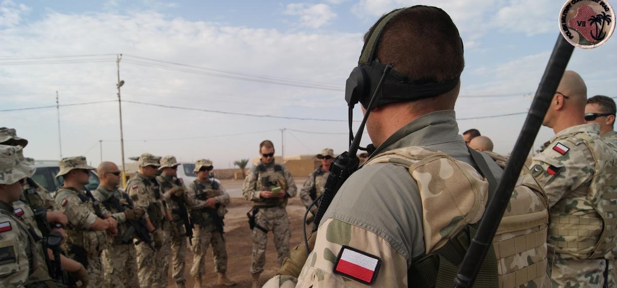 Polish authorities don’t plan to withdraw its military contingent from Iraq despite growing instability in the region / Picture: Polish MoD