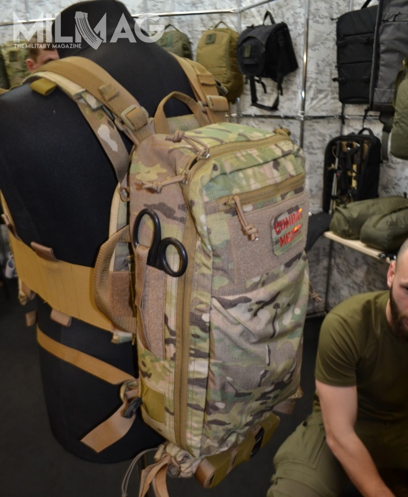 Presented at IWA 2019, Animus Adapt from Kiev-based UTactic is a quick access medical backpack. 