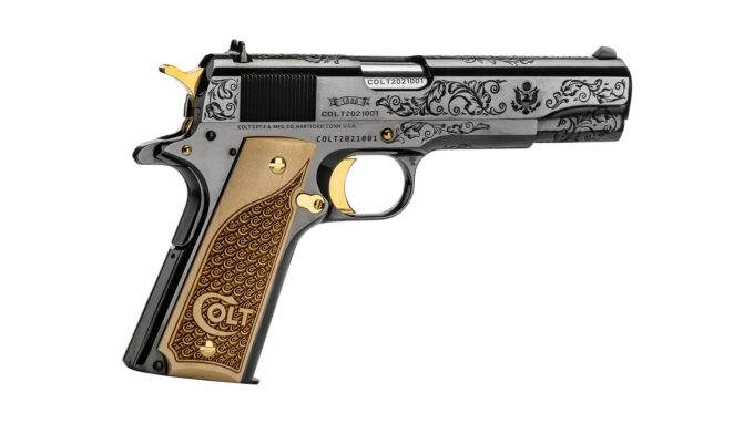 prawa strona pistoletu colt 1911 tribute to legends