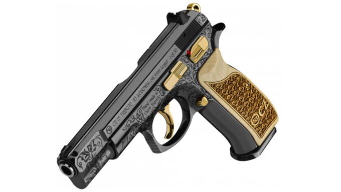 lewa strona pistoletu cz 75 tribute to legends