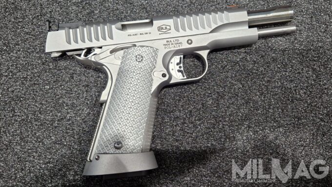 bul armory 1911 racer z cofniętym zamkiem