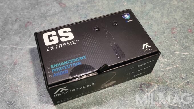unboxing ochronników słuchu axil GS extreme 2.0