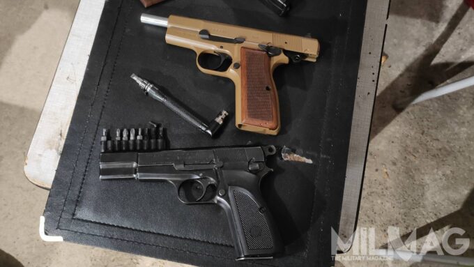 Brownig hi power i Girsan mc p35 po zamianie okładzin chwytów