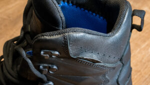 wykończenie cholewki buta prabos striker high