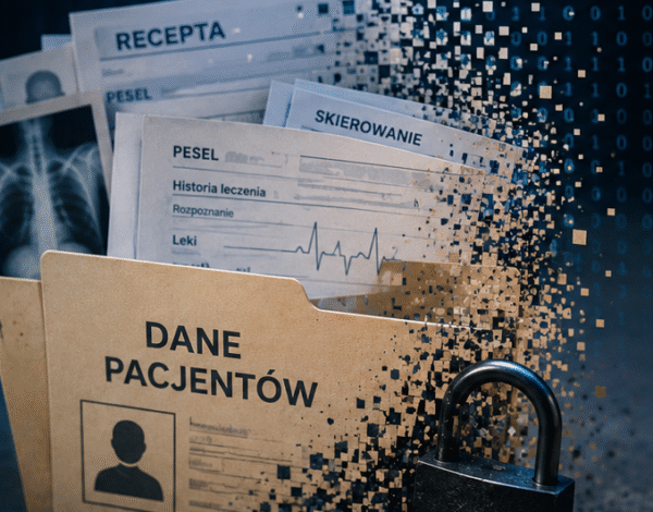 Dane medyczne pacjentów. Grafika poglądowa wygenerowana przez AI
